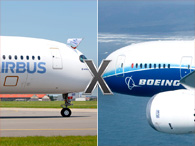 Airbus A350 X Boeing 787 Dreamliner